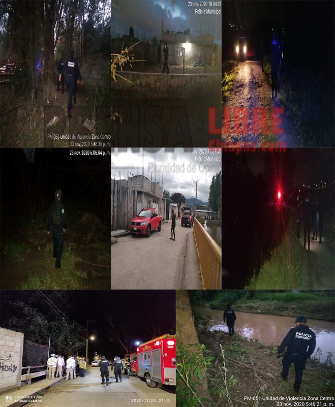 CONTINÚA BÚSQUEDA DE MENOR QUE CAYÓ AL RÍO EN EL TIVOLI