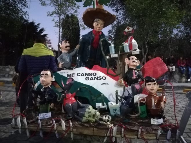 CON GRAN COLORIDO SE LLEV&Oacute; A CABO EL TRADICONAL CONCURSO Y QUEMA DE JUDAS EN SAN CRIST&Oacute;BAL DE LAS CASAS 