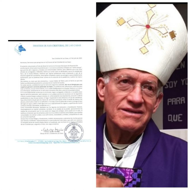 AÚN NO SE REABRIRÁN LOS TEMPLOS QUE PERTENECEN A LA DIÓCESIS DE SC