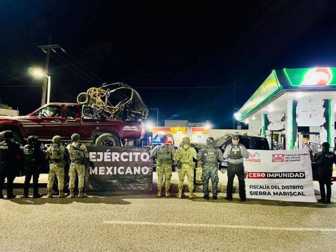 Operativo interinstitucional en Comalapa deja nueve vehículos asegurados