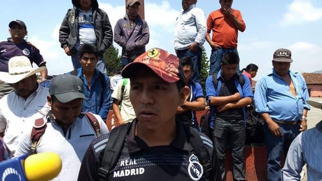OCEZ RC instala plantón indefinido en la Plaza Catedral de San Cristóbal de Las Casas 