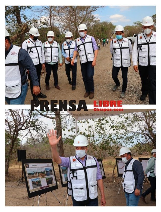 SUPERVISAN TRABAJOS DE AMPLIACI&Oacute;N EN LA CARRETERA DE LA ANGOSTURA-SAN FRANCISCO PUJILTIC