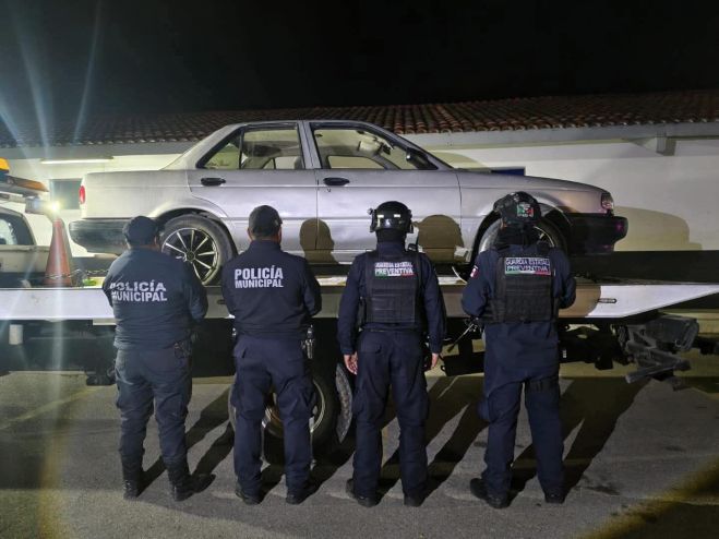 Aseguran auto baleado en San Crist&oacute;bal de Las Casas 