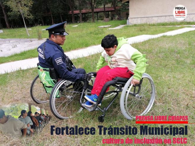 Fortalece Tránsito Municipal cultura de inclusión en SCLC