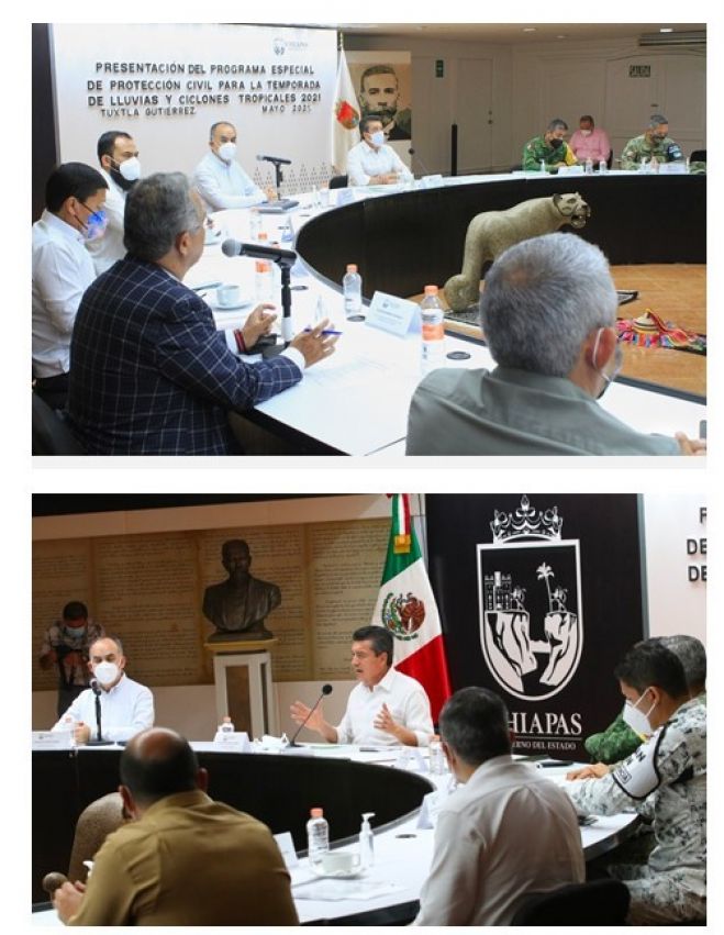 Suman esfuerzos para proteger al pueblo de Chiapas en esta temporada de lluvias y ciclones