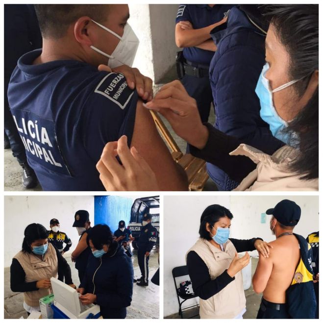 ACTIVAN ESCUDO CONTRA INFLUENZA Y HEPATITIS B EN POLICÍA MUNICIPAL DE SAN CRISTÓBAL