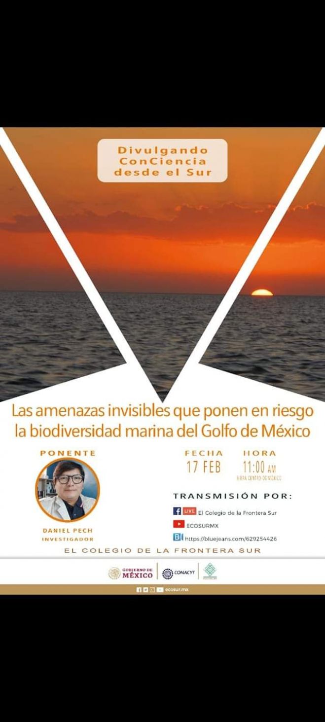 Impartirán plática &quot;las amenazas que ponen en riesgo la biodiversidad marina&quot;