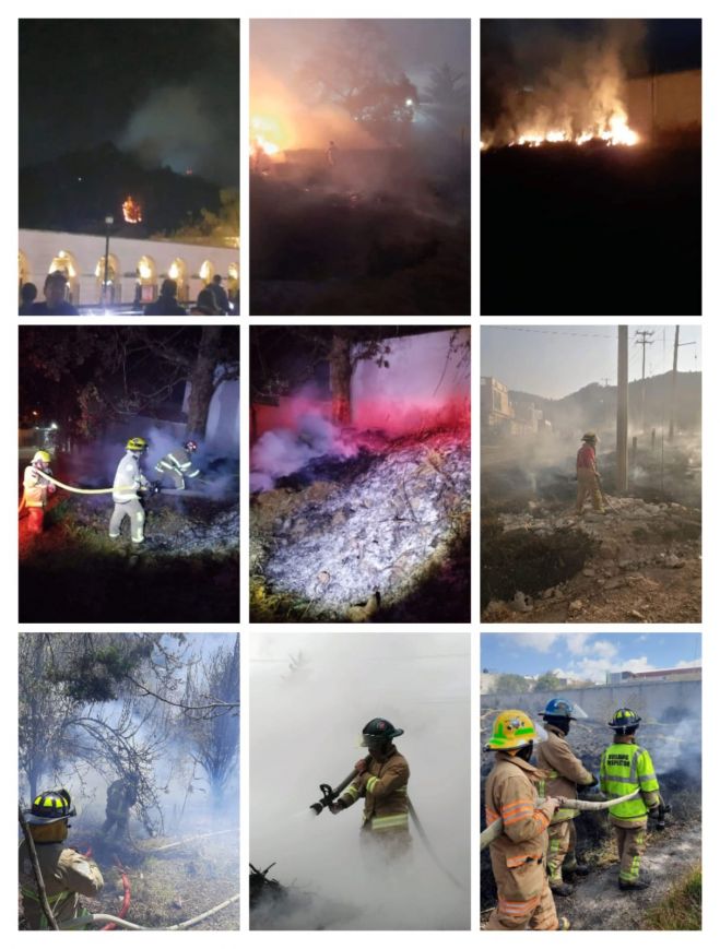 En aumento los incendios de pastizales en San Cristóbal de Las Casas