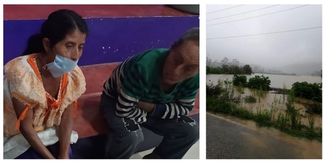 Fuertes lluvias afectan viviendas  en Teopisca