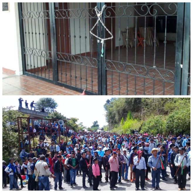 Habitantes de Oxchuc piden un alto a las amenazas de &Oacute;scar Gomez