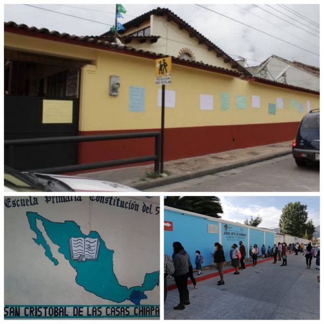 Cierran tres escuelas por casos positivos de covid