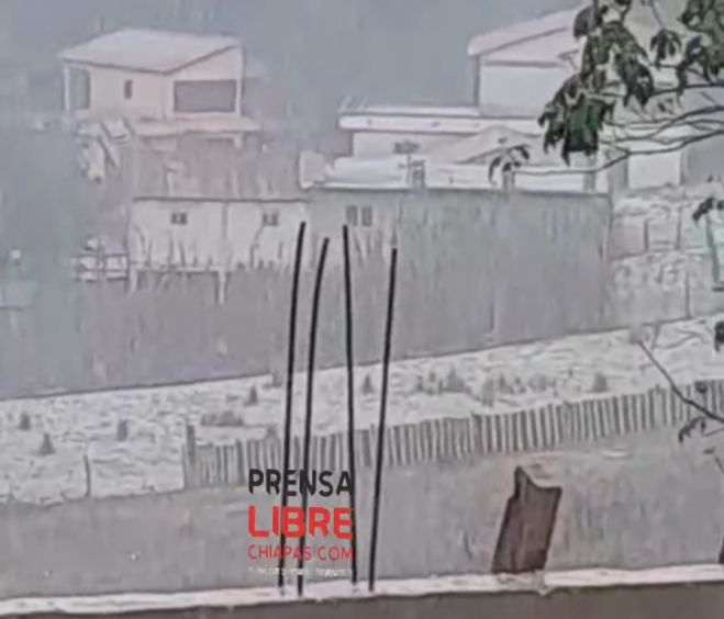 Granizada y tornado sorprenden a la región Altos en plena temporada de frío