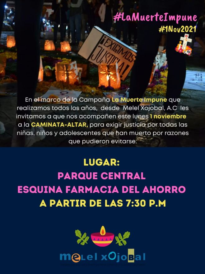 Se pronuncian en contra de la muerte impune