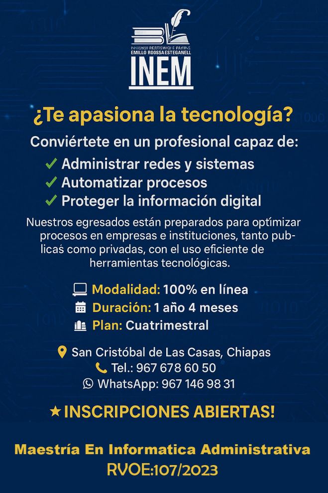 Forman profesionales en tecnología para optimizar procesos en empresas e instituciones