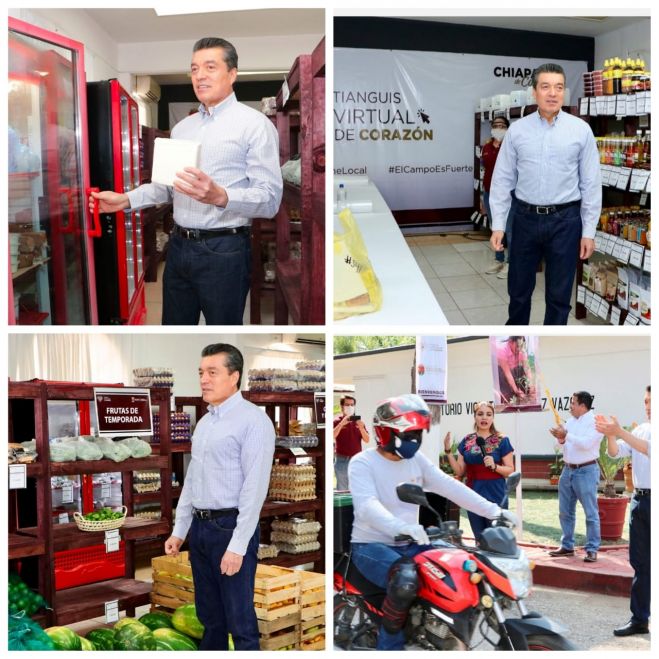 Tianguis Virtual de Corazón fortalece la economía y contribuye en la sana alimentación: Rutilio Escandón