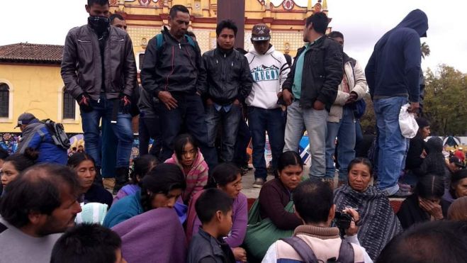 Pobladores de Chenalhó desmienten ataques sobre Aldama
