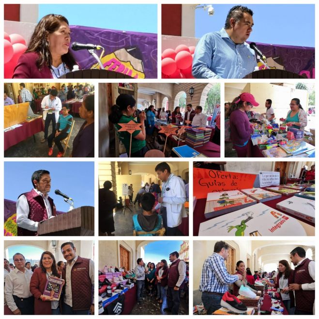 INICIÓ LA FERIA "REGRESO A CLASES PROFECO 2019" EN LOS PASILLOS DEL ANTIGUO PALACIO MUNICIPAL