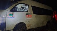 Urban del transporte público vuelca en Chamula