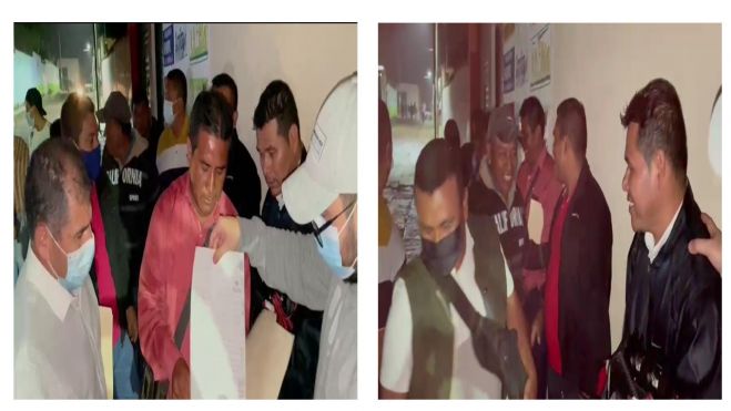 Sanos y salvos fueron liberados los trabajadores de Altamirano