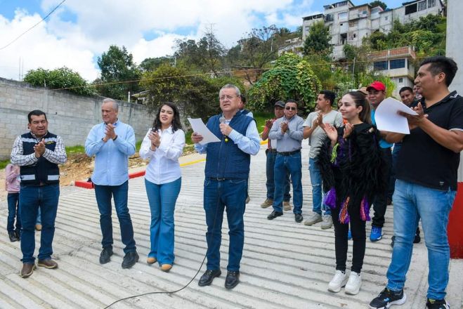 Se continúan con los trabajos de obras y acciones en favor de los sancristobalenses.