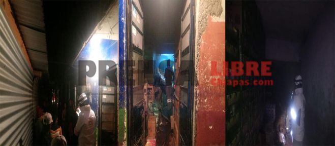 DA&Ntilde;OS MATERIALES DEJA UN INCENDIO EN UNA CENTRAL DE ABASTOS