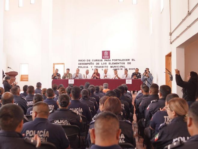Inicia curso de fortalecimiento policial en San Cristóbal de Las Casas