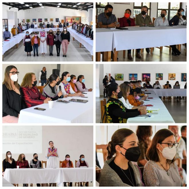 RECIBE AYUNTAMIENTO DE SAN CRISTÓBAL DE LAS CASAS CAPACITACIÓN EN MATERIA DE GÉNERO