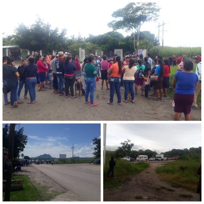 REALIZAN BLOQUEO TOTAL EN LA CARRETERA CARRANZA-LAS ROSAS