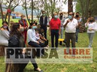 Entrega Ayuntamiento de San Crist&oacute;bal de Las Casas Juego infantil inclusivo en Los Eucaliptos