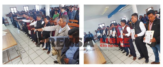 TOMAN PROTESTA NUEVAS AUTORIDADES EN ALDAMA