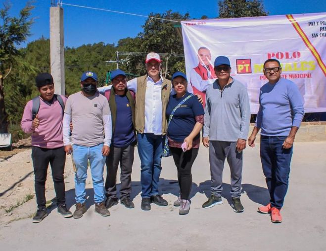 POLO MORALES VISITA LA COMUNIDAD DE SANTA ANITA HUITEPEC