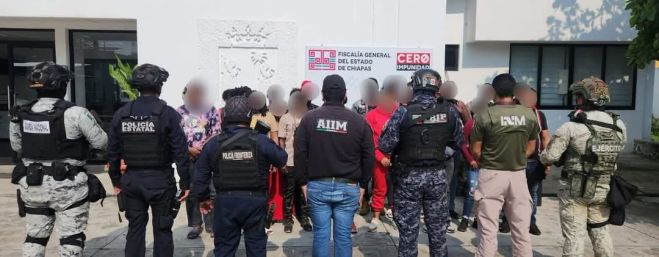 Operativo interinstitucional rescata a personas migrantes localizados en Tuxtla Chico