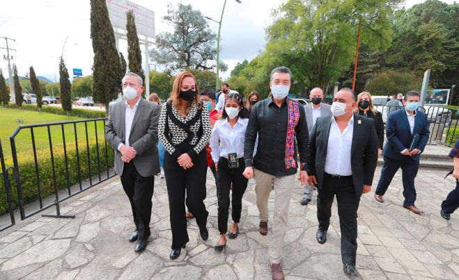 Rutilio Escandón inaugura Festival Nacional de Arte y Cultura Cecyte 2021, en San Cristóbal de Las Casas