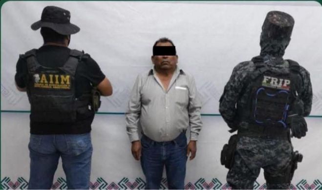 FGE y SSP aprehenden a presunto responsable de atentados contra la paz e integridad corporal y patrimonial de la colectividad del estado