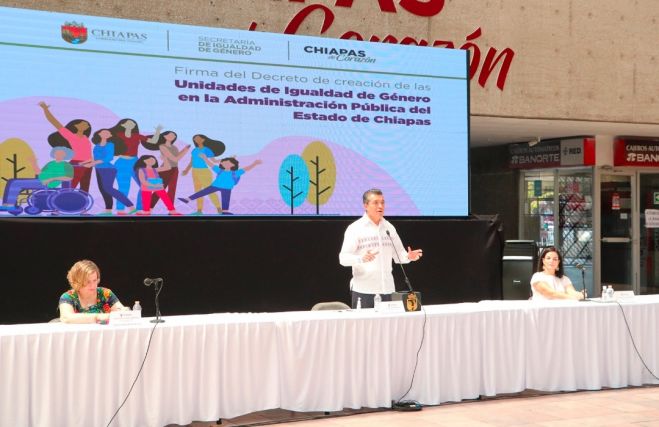 DECRETA RUTILIO ESCANDÓN LA CREACIÓN DE UNIDADES DE IGUALDAD DE GÉNERO EN LA ADMINISTRACIÓN ESTATAL