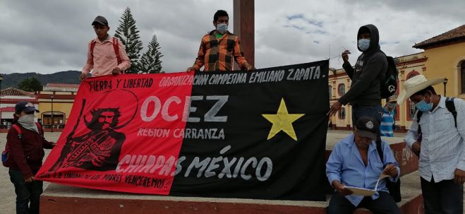 DENUNCIAN A ZAPATISTAS POR AGREDIR A INTEGRANTES DE LA OCEZ-RC