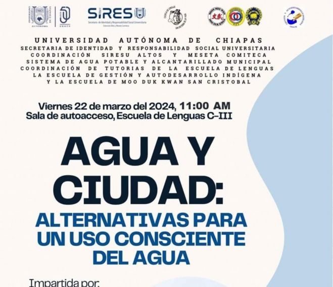 Realizarán concurso universitario de carteles "el agua es vida"