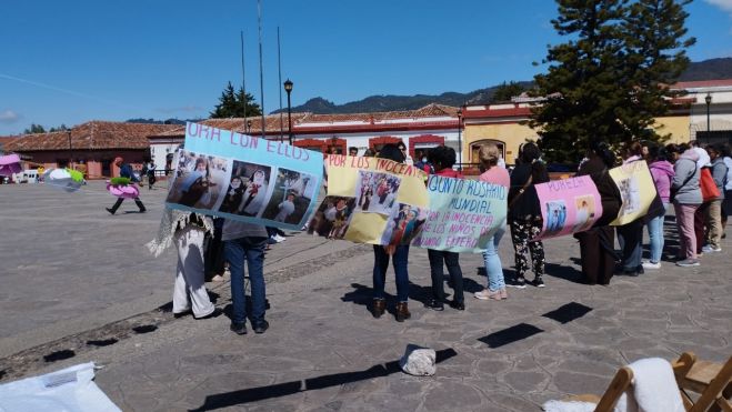 Católicos oran por las niñas y niños del mundo en San Cristóbal de Las Casas 