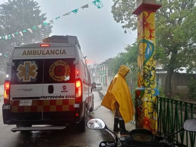 Protección Civil llama a extremar precauciones tras fuertes lluvias en San Cristóbal