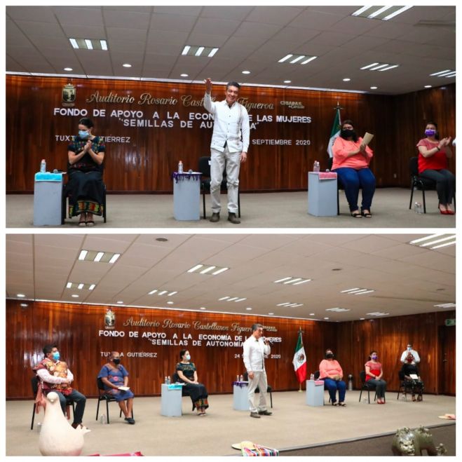 Reconoce Rutilio Escand&oacute;n compromiso de mujeres beneficiadas con apoyos de &ldquo;Semillas de Autonom&iacute;a&rdquo;