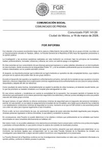 FGR investiga posible contaminaci&oacute;n de escena tras operativo en Tapalpa