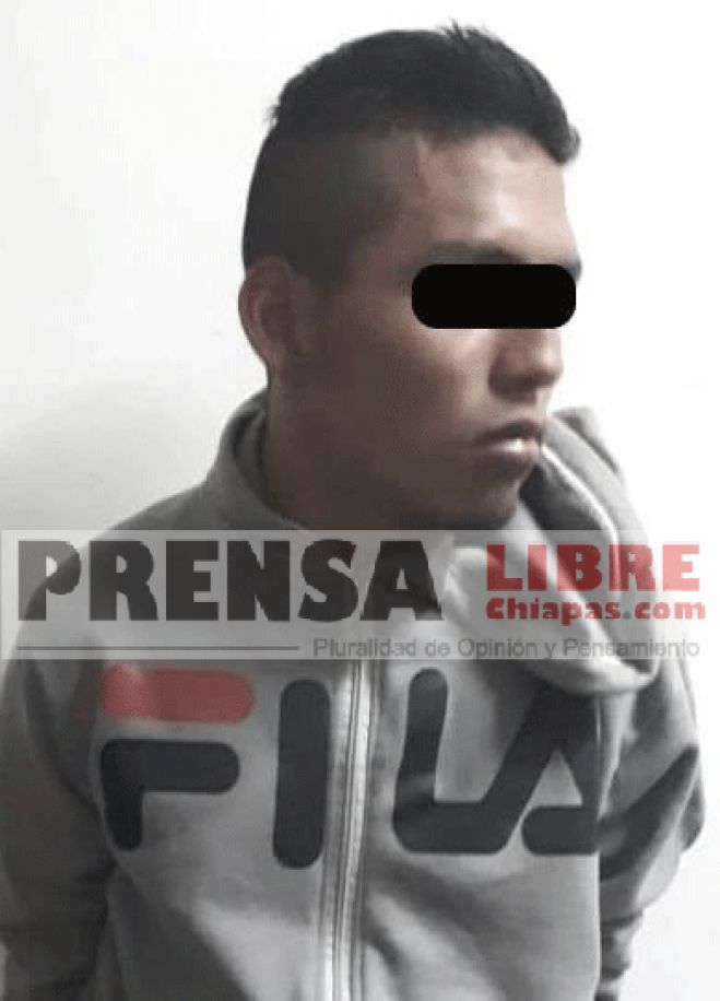Polic&iacute;a Municipal detiene a sujeto agresivo por robo con violencia