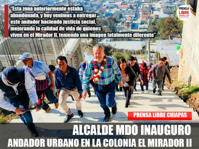 • El Presidente Municipal, aseguró que con este tipo de obras se busca no solo mejorar la imagen urbana, sino también que sean zonas más seguras para el tránsito de las personas.