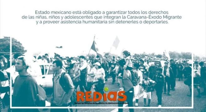 Redias exige protección y seguridad a la niñez y mujeres embarazadas migrantes