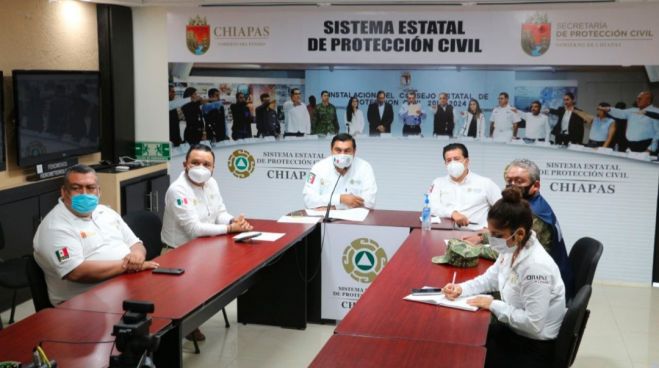CHIAPAS REALIZA ACCIONES DE PREVENCI&Oacute;N Y PREPARACI&Oacute;N ANTE POSIBLES EFECTOS DE TORMENTA TROPICAL "NANA"