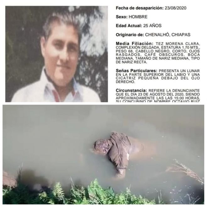 HALLAN EL CUERPO SIN VIDA DEL NORMALISTA DESAPARECIDO FLOTANDO EN UN RÍO