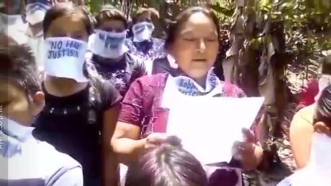 DESPLAZADOS DE CHALCHIHUITÁN EXIGEN RETORNO SEGURO A SUS HOGARES