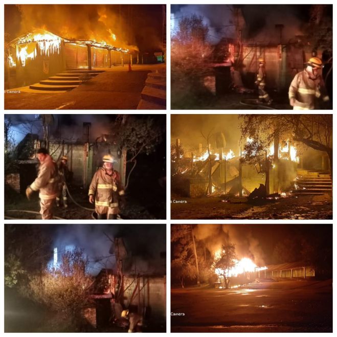 Voraz incendio consume nueve locales en Rancho Nuevo