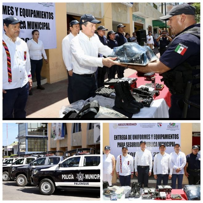 Fortalecemos a las corporaciones policiacas para garantizar mayor seguridad: Rutilio Escandón