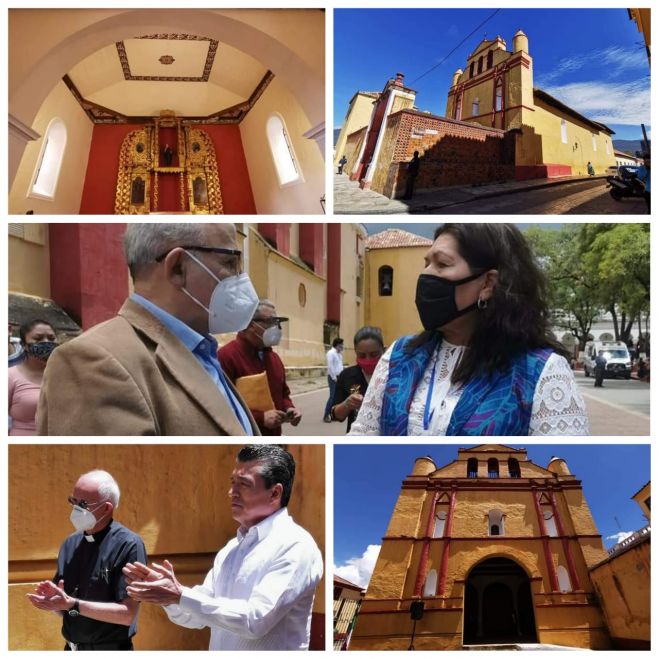ENTREGA GOBIERNO DE CHIAPAS BIENES CULTURALES RESTAURADOS QUE SE VIERON AFECTADOS POR SISMO DEL 7 DE SEPTIEMBRE